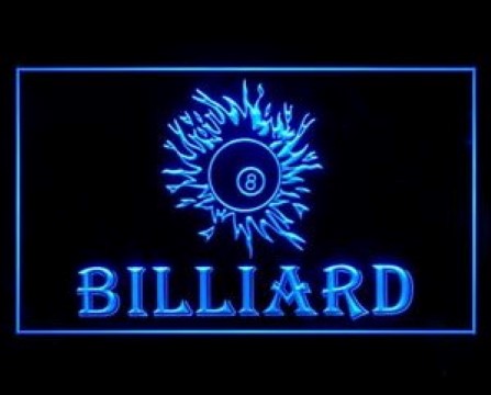 Billiard Technique Standard Ball LED Neon Sign